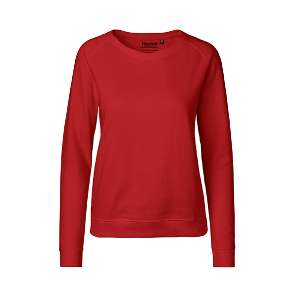 Neutral ladies sweatshirt-Red-XS