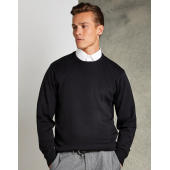 Regular Fit Arundel Crew Neck Sweater - Black - XS