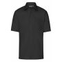 Men's Business Shirt Short-Sleeved - black - S
