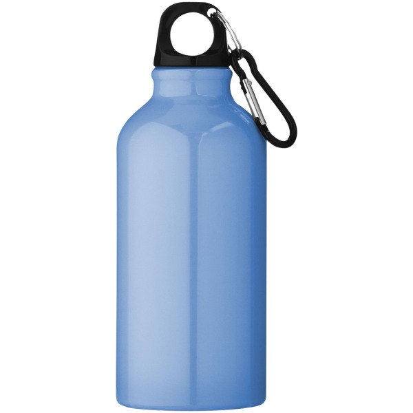 Oregon 400 ml water bottle with carabiner - Light blue