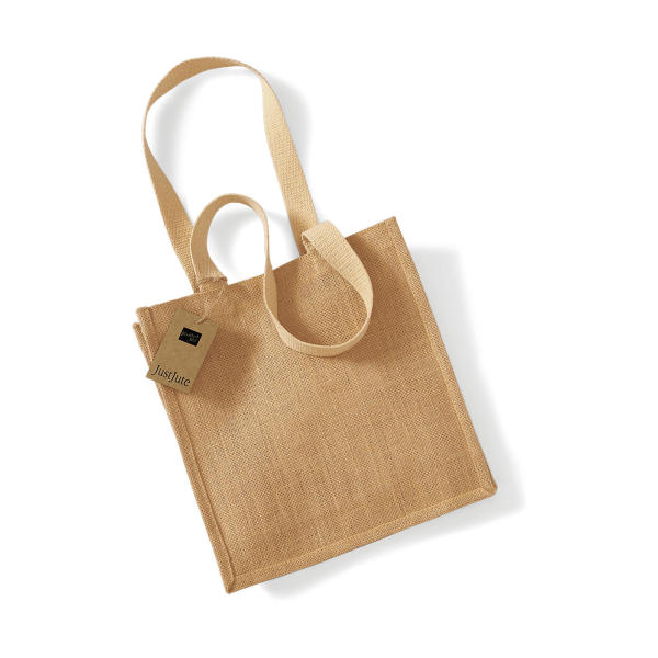 Jute Compact Tote - Natural - One Size