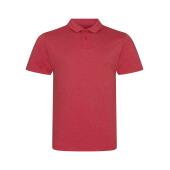 AWDis Tri-Blend Polo Shirt, Heather Red, L, Just Polos