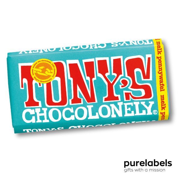 Tony's chocolonely melk pennywafel