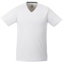 Amery cool fit V-hals heren t-shirt met korte mouwen - Wit - XS