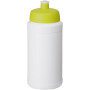 Baseline® Plus 500 ml drinkfles met sportdeksel - Wit/Lime