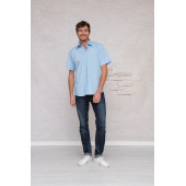 L&S Shirt Poplin Mix SS for him