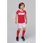 Sportshirt korte mouwen kids Sporty Red / White 6/8 jaar