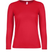 #E150 Ladies' T-shirt long sleeves Red XS