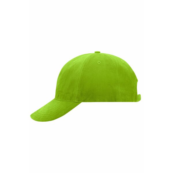 MB6126 6 Panel Softlining Raver Cap - lime-green - one size