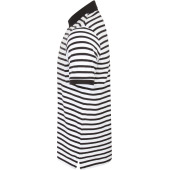 Striped jersey polo shirt White / Navy L