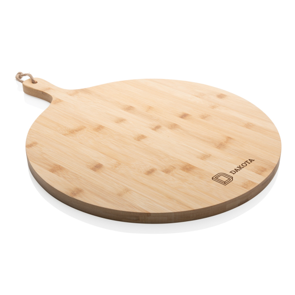 Ukiyo bamboo round serving board, brown