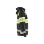 Hooded sweatshirt met rits High Vis