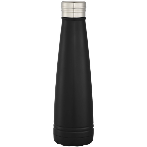 Duke 500 ml copper vacuum insulated water bottle - Solid black