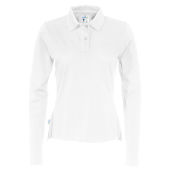 Piquet Long Sleeve Lady White XL (GOTS)