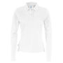 Piquet Long Sleeve Lady White XL (GOTS)
