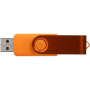 Rotate metallic USB - Oranje - 1GB