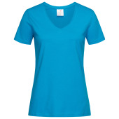 Stedman T-shirt V-Neck Classic-T SS for her 314c ocean blue L