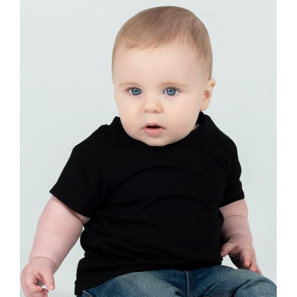 Baby/Toddler Organic T-Shirt, White, 0-3, Larkwood