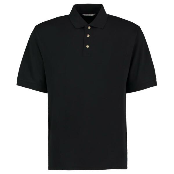 Chunky® Poly/Cotton Piqué Polo Shirt, Black, L, Kustom Kit