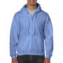 Heavy Blend Adult Full Zip Hooded Sweat - Carolina Blue - 3XL