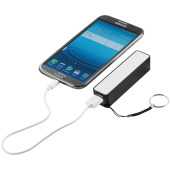 Jive powerbank 2000 mAh - Zwart/Wit