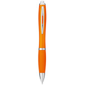 Nash kulspetspenna med färgad kropp och färgat grepp - Orange