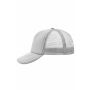 MB070 5 Panel Polyester Mesh Cap - light-grey - one size