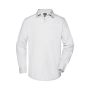 Men's Business Shirt Long-Sleeved - white - XXL