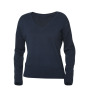 *Aston dames V-neck sweater dark navy l