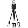 SCX.design C15 quatro light-up cable - Solid black/White