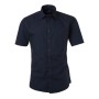 Men's Shirt Shortsleeve Poplin - navy - S