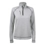 Chambers half zip dames grijs mél m