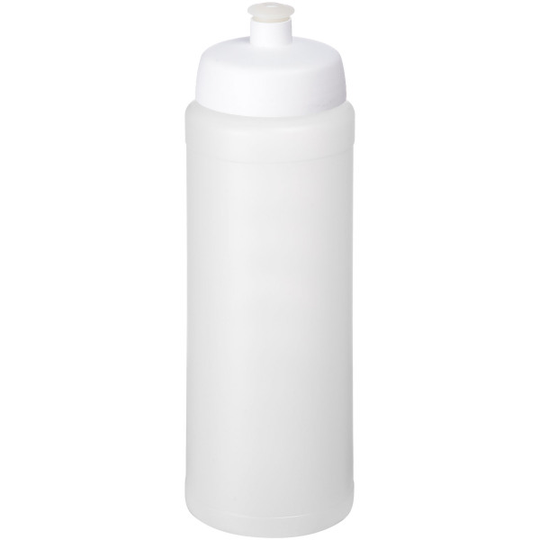Baseline® Plus grip 750 ml sports lid sport bottle - Transparent/White