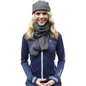 Polyester fleece (200 gr/m²) muts en sjaal Russo grijs