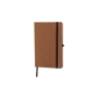 Hardcover notebook recycled leer A5 - Licht Bruin