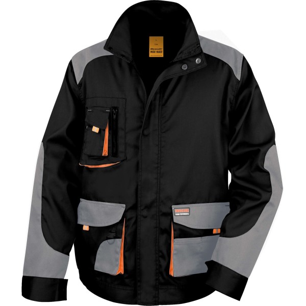 Work-guard Lite Jacket Black / Grey / Orange 38 UK