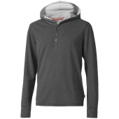 Reflex heren sweater met capuchon en 4 knopen Reflex heren sweater met capuchon en 4 knopen