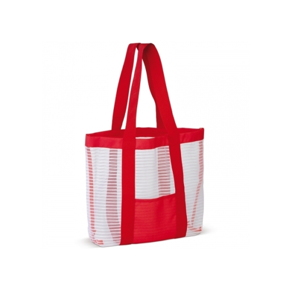 Beach bag - White / Red