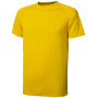 Niagara cool fit heren t-shirt met korte mouwen - Geel - XS