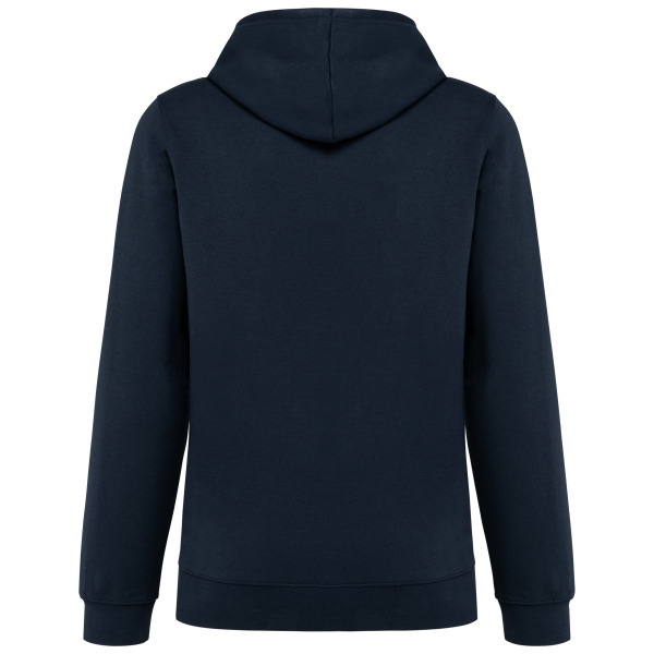 Unisex sweater met contrasterende capuchon met motief Navy / Red Tartan XS