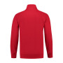 L&S Sweater Cardigan unisex red 3XL