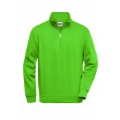 Workwear Half Zip Sweat - lime-green - 6XL