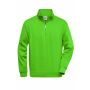 Workwear Half Zip Sweat - lime-green - XXL