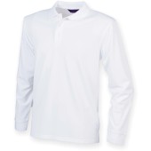 Unisex Coolplus® Long Sleeved Polo Shirt White S