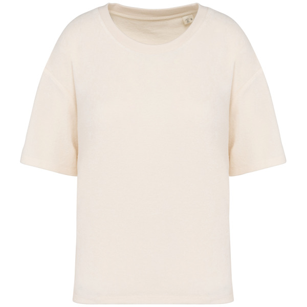 Dames T-shirt Terry Towel Ivory XS