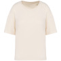 Dames T-shirt Terry Towel Ivory XL