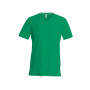 T-shirt V-hals korte mouwen Kelly Green 3XL