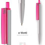 Ballpoint Pen e-Venti Silver Fuchsia