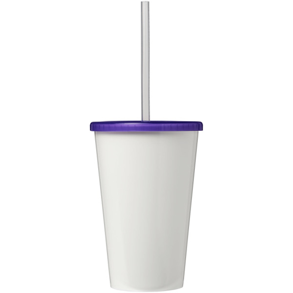 Brite-Americano® 350 ml double-walled stadium cup - Purple