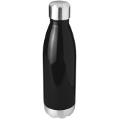 Arsenal 510 ml vakuum isoleret flaske - Ensfarvet sort